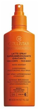 Collistar Nawilżające mleczko do opalania w sprayu - Supertanning Moisturing Milk Spray SPF 6 water resistant Nawilżające mleczko do opalania w sprayu - Supertanning Moisturing Milk Spray SPF 6 water resistant