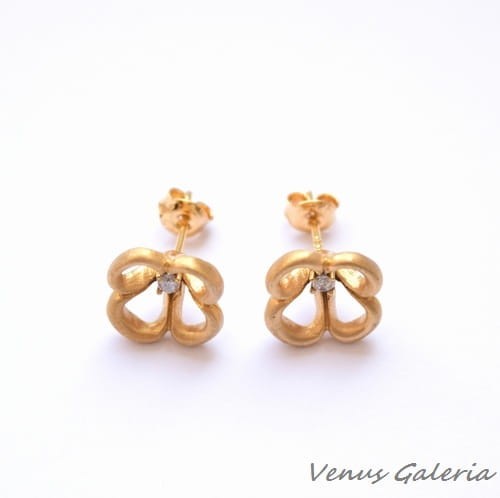 Kolczyki - Koszyczki pozłacane 2208