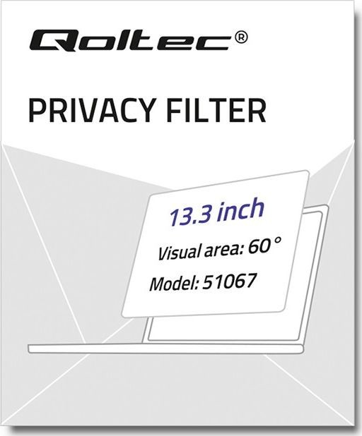 Qoltec Filtr Filtr prywatyzujący RODO do MacBook Air | 13.3 | 16:10 (51067)