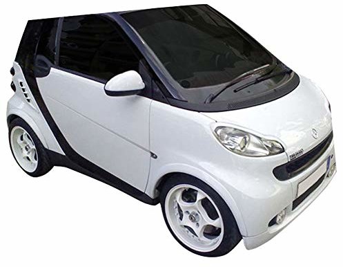 Motordrome Motordrome FR.00.0126 Spoilery reflektorów MCC Smart ForTwo (451) 2007-2014 (ABS) FR.00.0126