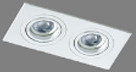 Azzardo Oprawa do wbudowania CARO 2S WH SN-6812S-WH