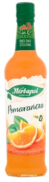 Spiżarnia Herbapol Owocowa Spiżarnia Syrop pomarańcza 420 ml