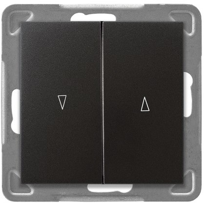 Ospel Łącznik żaluzjowy z blokadą mechaniczną Antracyt - ŁP-7YB/m/50 Impresja