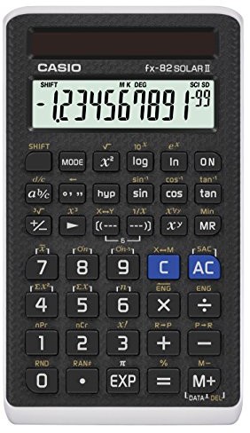 Casio FX-82solarii standardowy szkolny z Solar posiadania komputera i twarda osłona FX-82SOLARII