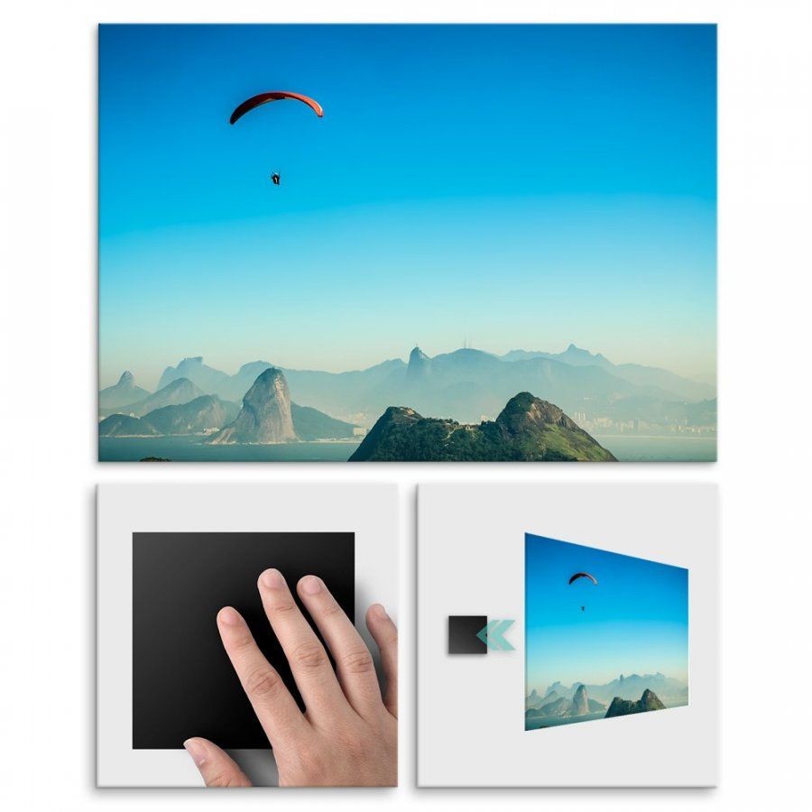 Pix4home Plakat metalowy spadochroniarz L POS-L-01676