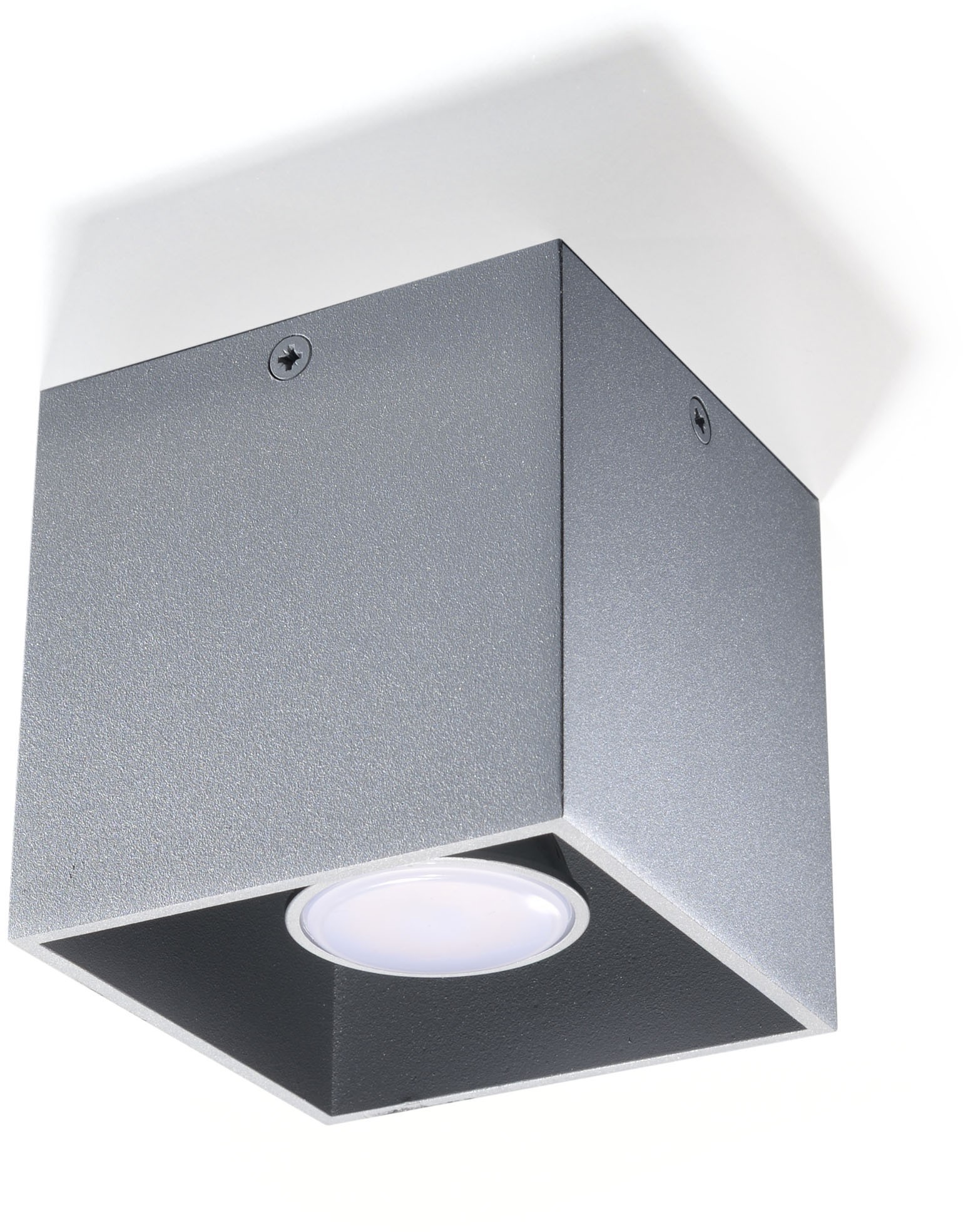 Sollux Lighting Quad lampa sufitowa 1-punktowa szara SL.0024