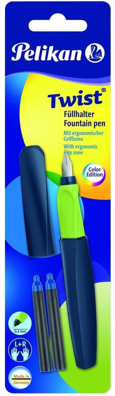 Pelikan pióro wieczne, Twist P457 M, Apple Blue