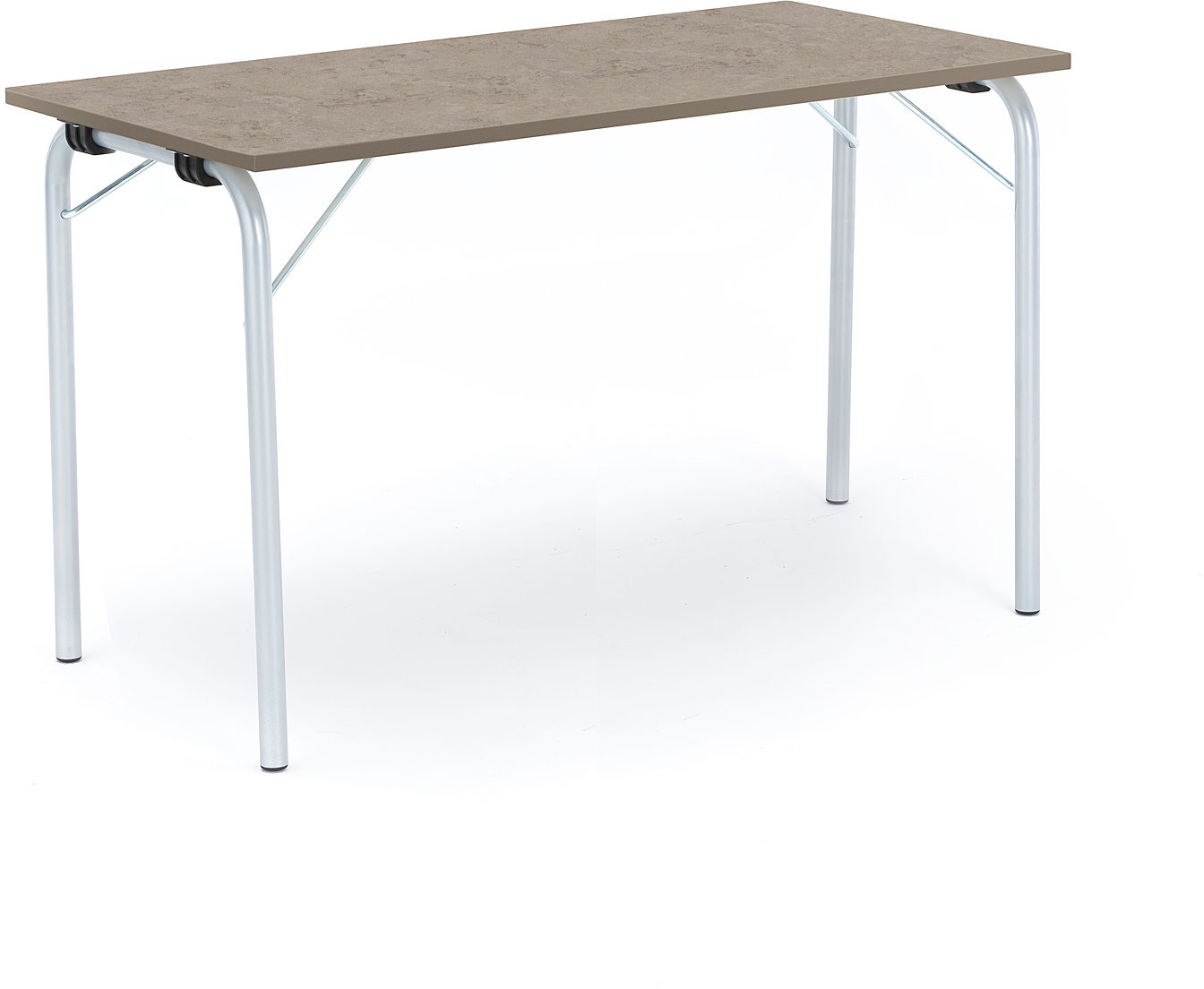 AJ Produkty Foldable table Nicke 1200x500 Tabletop Forbo marmoleum decibel Serene g