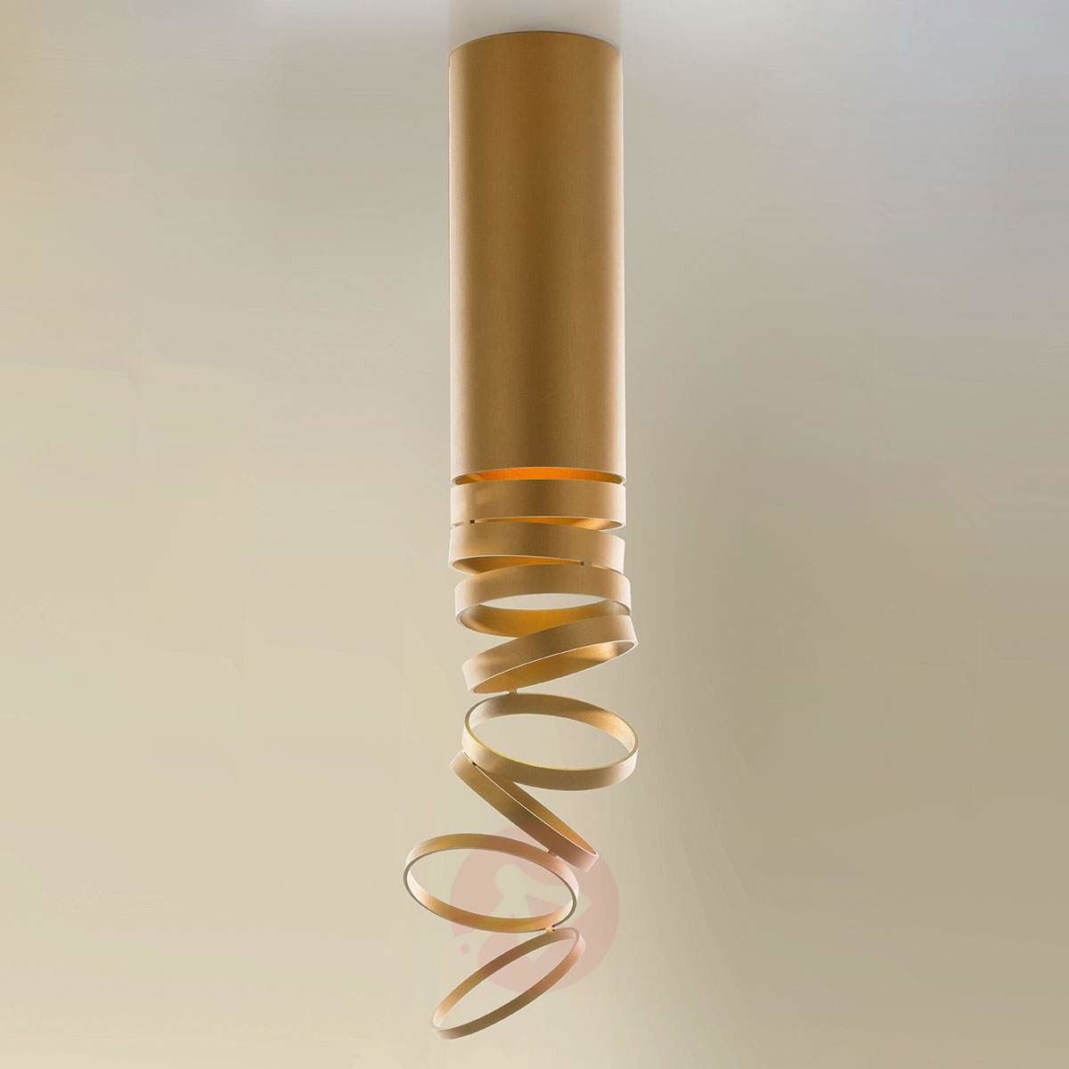 Artemide Decomposé lampa sufitowa złota