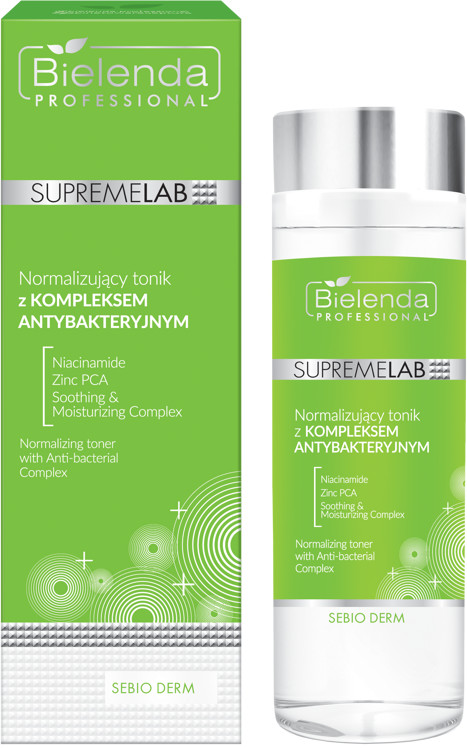 Bielenda Supremelab Normalizujący Tonik z Kompleksem Antybakteryjnym 200 ml 5902169043568