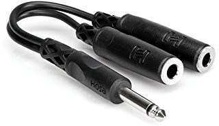 Hosa ypp111 Y-Cable 6,3 MM TS-6,3 mm TSF YPP-111