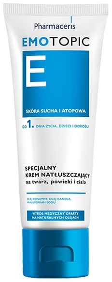 Dr Irena Eris Pharmaceris E EMOTOPIC specjalny krem natłuszczający 75ml + szampon kojący 125ml GRATIS