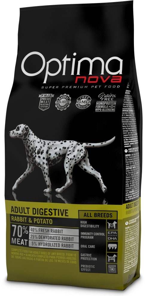 Zdjęcia - Karm dla psów Optimanova dog DIGESTIVE ADULT GF - 2kg 