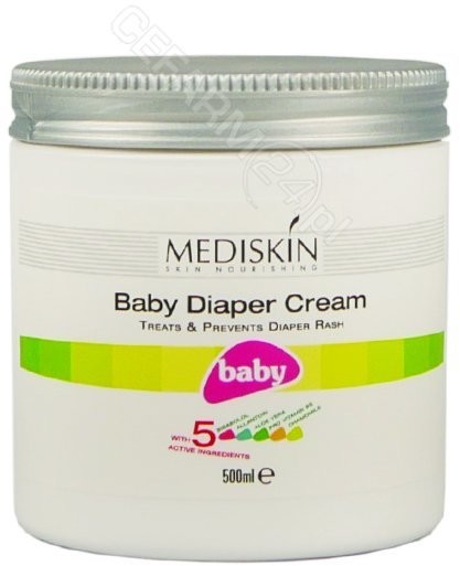 PEER PHARM Mediskin Baby Diaper krem dla dzieci na pieluszkowe podrażnienia skóry 500 ml