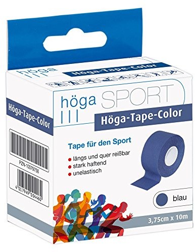 Höga hoega-Tape Color, 3.75 cm X 10 m, niebieski, sport Tape, 1er Pack (1 X 103 G) 10079758