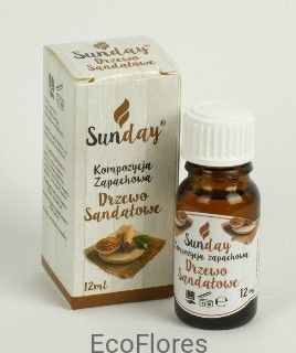 Sunday Olejek zapachowy DRZEWO SANDAŁOWE 12 ml SunDay OZDrzewSan12ml