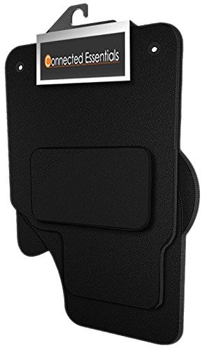 Connected Essentials dywaniki samochodowe, szyte na miarę dla Ford Fiesta mk7 (Rok produkcji 2008  2010), odporna na uszkodzenia, czarny 5006975