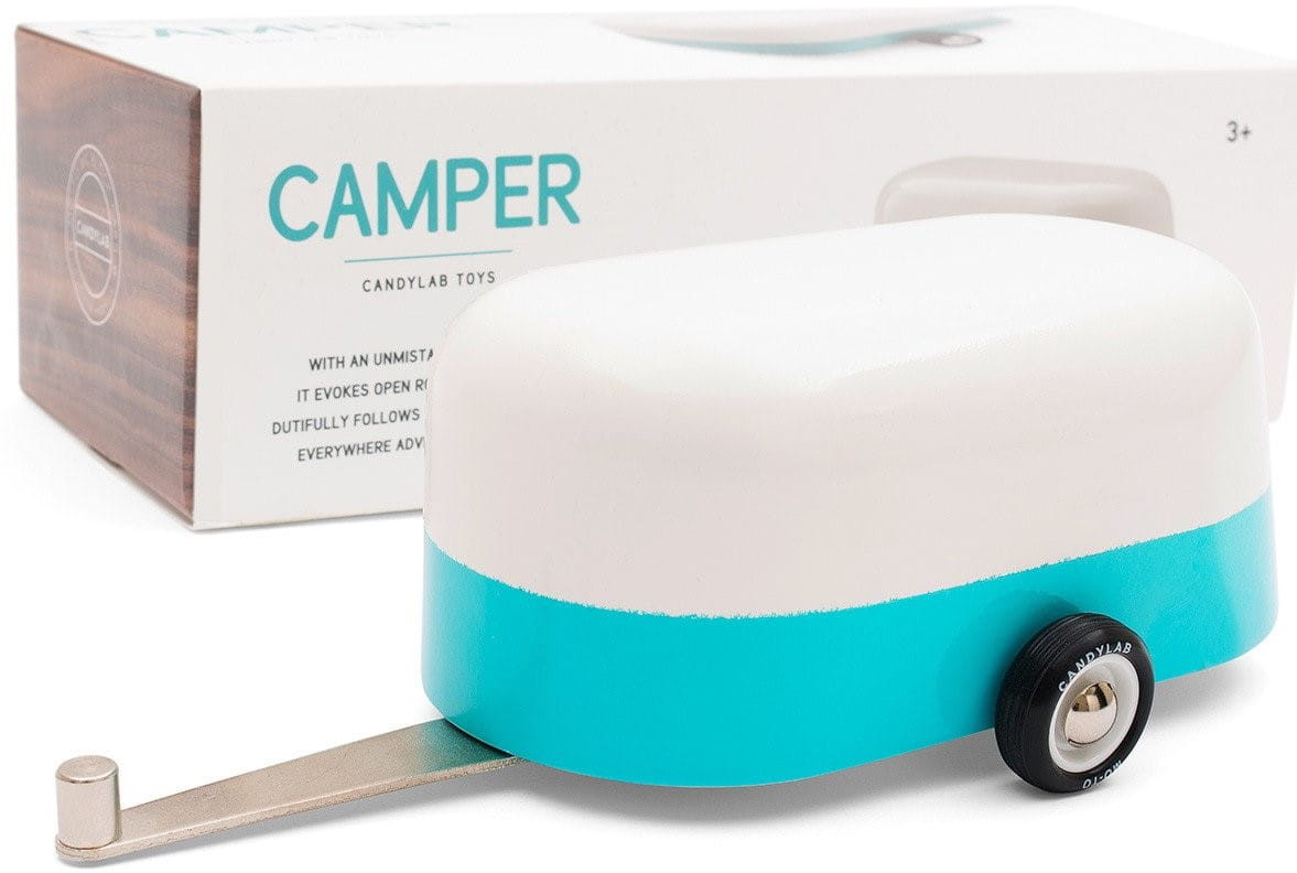 Candylab Toys Candylab Toys: przyczepa do samochodu Americana Camper (Turkusowy)