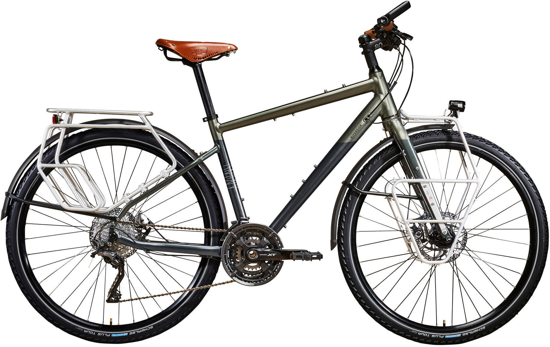 RIVERSIDE Rower Podróżny Riverside Touring 900 unisex Khaki, Zielony