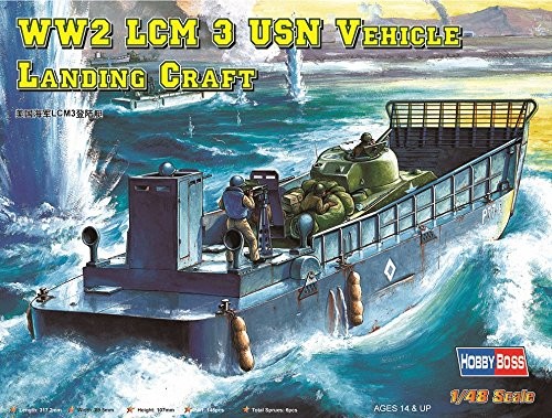 Hobby Boss 84817 zestaw do budowy modelu U.S. LCM-3 USN Vehicle Landing Craft
