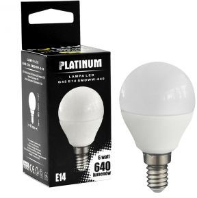 Polux Żarówka LED E14 SMD LED 6W Ciepła 305664