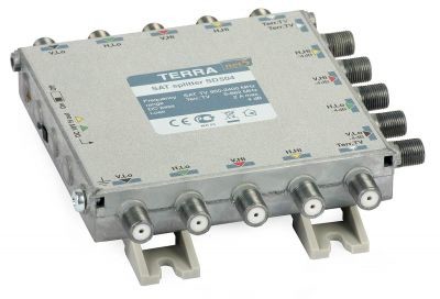 Terra Rozgałęźnik RTV/SAT SD-504 do 2 multiswitchy 5/X - 4 LATA GWARANCJI / F.VAT SD-504