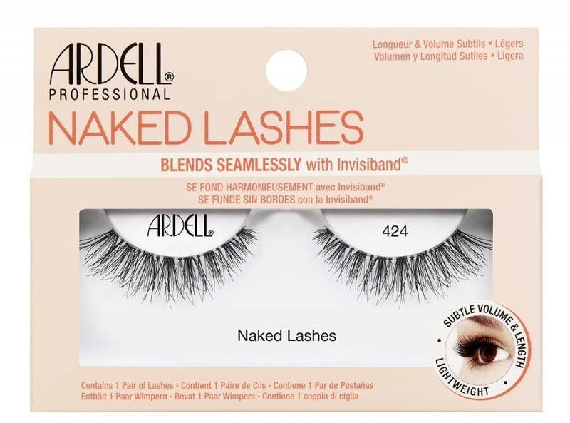Ardell Naked Lashes para sztucznych rzęs 424 Black 87399-uniw