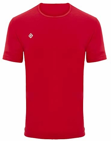IZAS IZAS Męski t-shirt z krótkim rękawem czerwony czerwony L 8434076639505