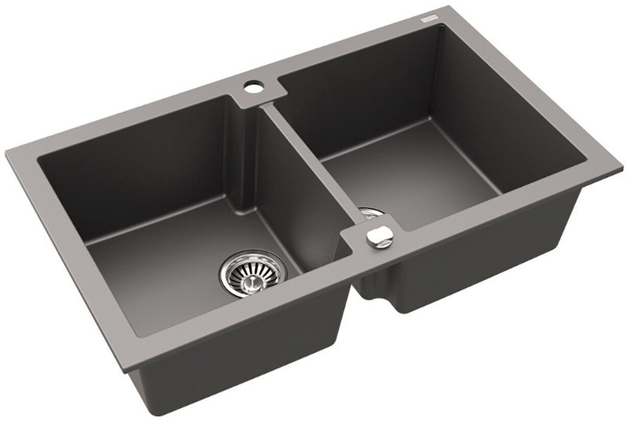 AXIS GROUP Zlew Honest 160 2-komorowy night glow