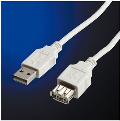 Value Kabel USB Cable USB 2.0 A-A M/F 0,8m 11.99.8946-50