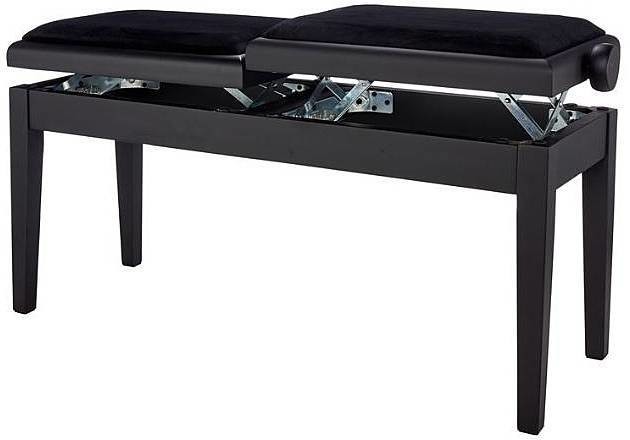 Gewa 130200 Double Piano Bench Black Matt