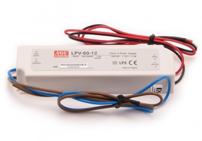 Mean Well Zasilacz LED LPV-60-12, 12V/5A ZA LPV-60-12