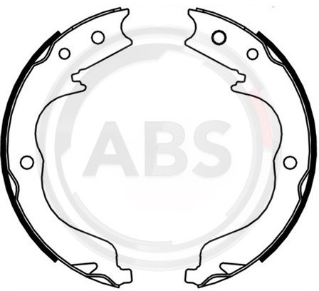 A.B.S. Zesatw szczęk hamulcowych, hamulec postojowy 9235