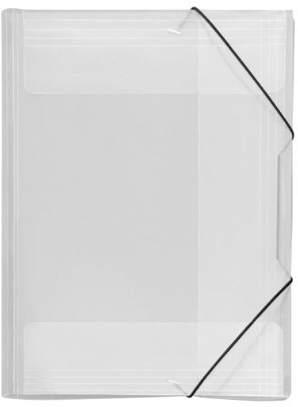 VELOFLEX Veloflex 4432290 teczka na dokumenty A3 Crystal przezroczysta, PP, z gumowym ściągaczem, teczka, teczka na dokumenty 213263