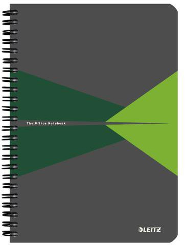Leitz Kołonotatnik Office Card A5 w kratkę ziel KZK1035