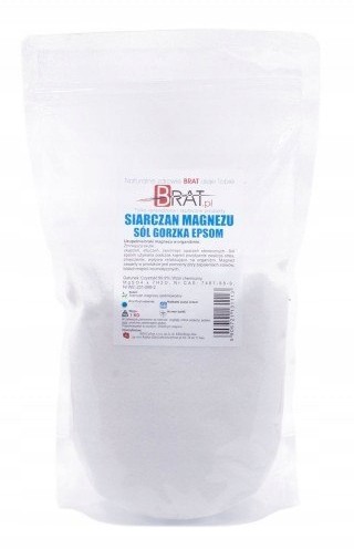 Sól Gorzka Epsom 5kg czysty Siarczan Magnezu detox