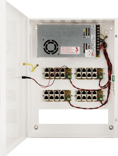 PULSAR PoE 48V/6A zasilacz PoE do 16 kamer IP (PL_POE1648)