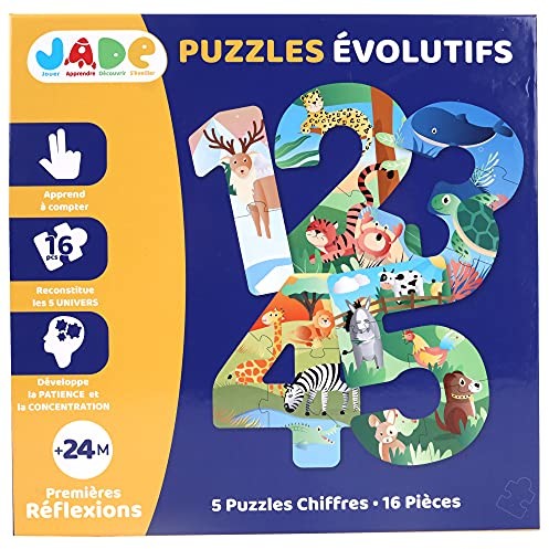 J.A.D.E J.A.D.E- Puzzle, 053312, Wielokolorowy 053312