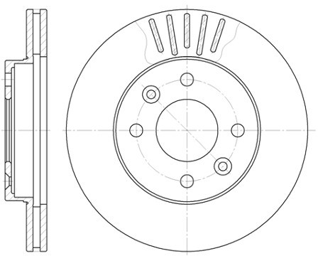 Roadhouse Tarcza hamulcowa 6080.10