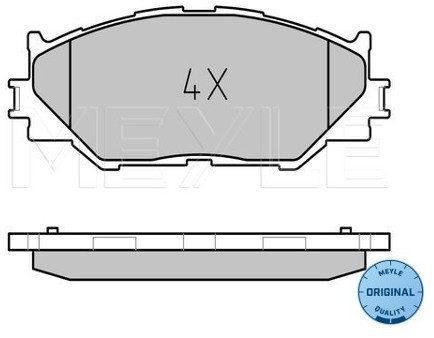 Wulf Gaertner Autoparts Zestaw klocków hamulcowych, hamulce tarczowe Wulf Gaertner Autoparts 025 239 8317