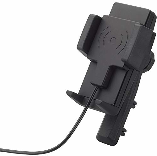 HR imotion Universal Fast Wireless Charging 5 W, 7,5 W, 10 W rozwiązanie do mocowania smartfonów o szerokości od 57 mm do 86 mm [zaprojektowane w Niemczech I w zestawie wysokiej jakości ładowarka, moż