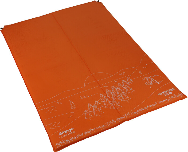 Vango Dreamer 5 Sleeping Mat Double, pomarańczowy 2021 Karimaty SMQDREAMEC28A02