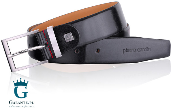 Pierre Cardin Skórzany pasek męski Pierre Cardin 70125 PC70125