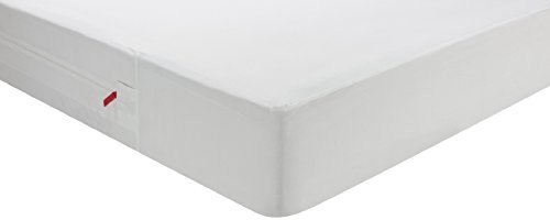 Pikolin Home materac z frotte bawełna 100% wodoszczelna i przepuszczająca powietrze, 200 X 200, łóżko podwójne FC31000PK200BLA