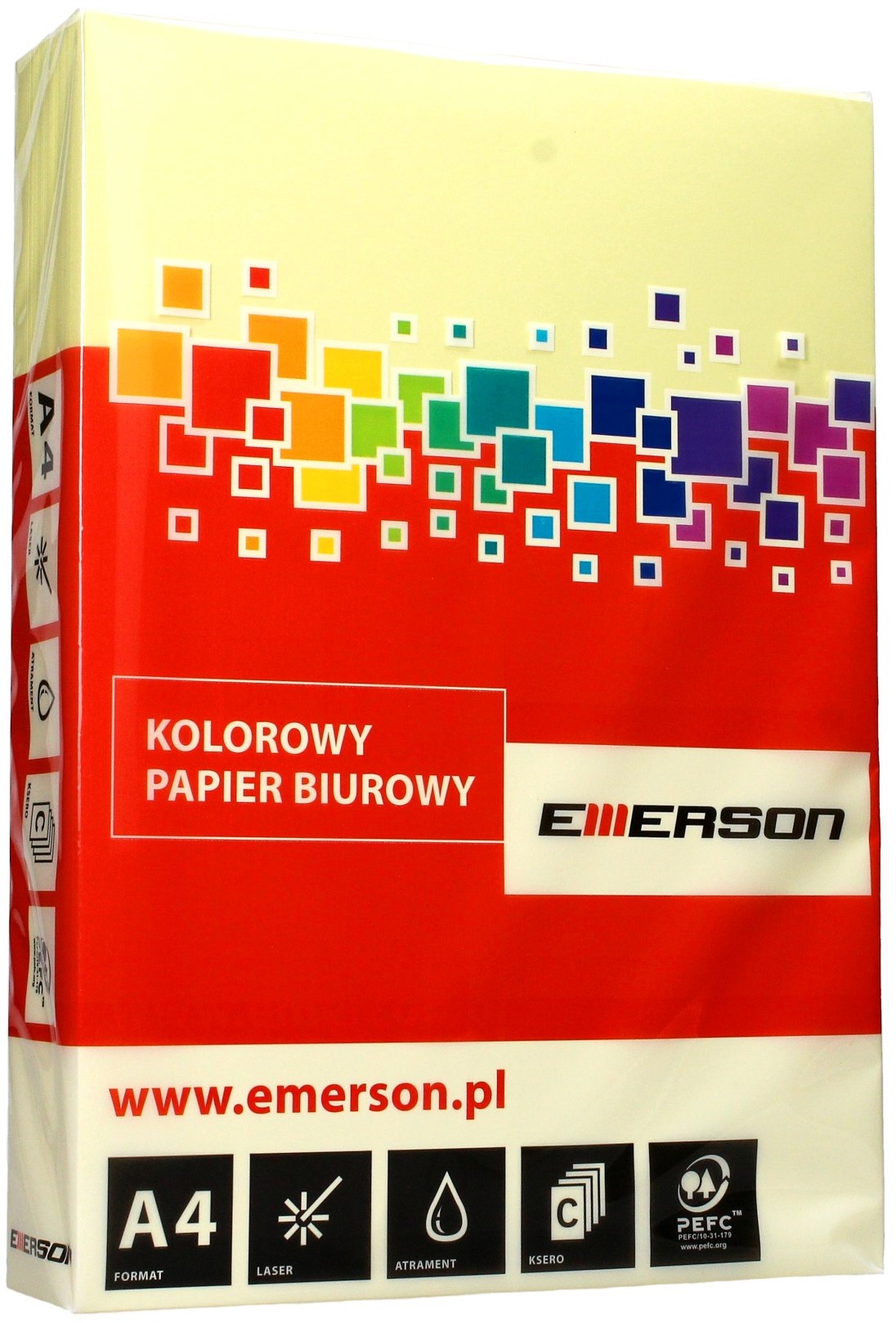Emerson Papier ksero A4 160g kanarkowy Trophee 160-03