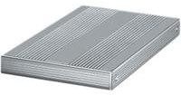 Aixcase aixcase AIX-SUB2S aluminiowa obudowa Srebrny 2  1 napęd USB2.0 Srebrny AIX-SUB2S