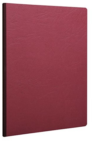 Clairefontaine 791462 °C (kolorowania Age Bag, DIN A4 21 x 29,7 cm, 96 arkuszy, 90 G, linie) wiśniowym trzonka 791462C