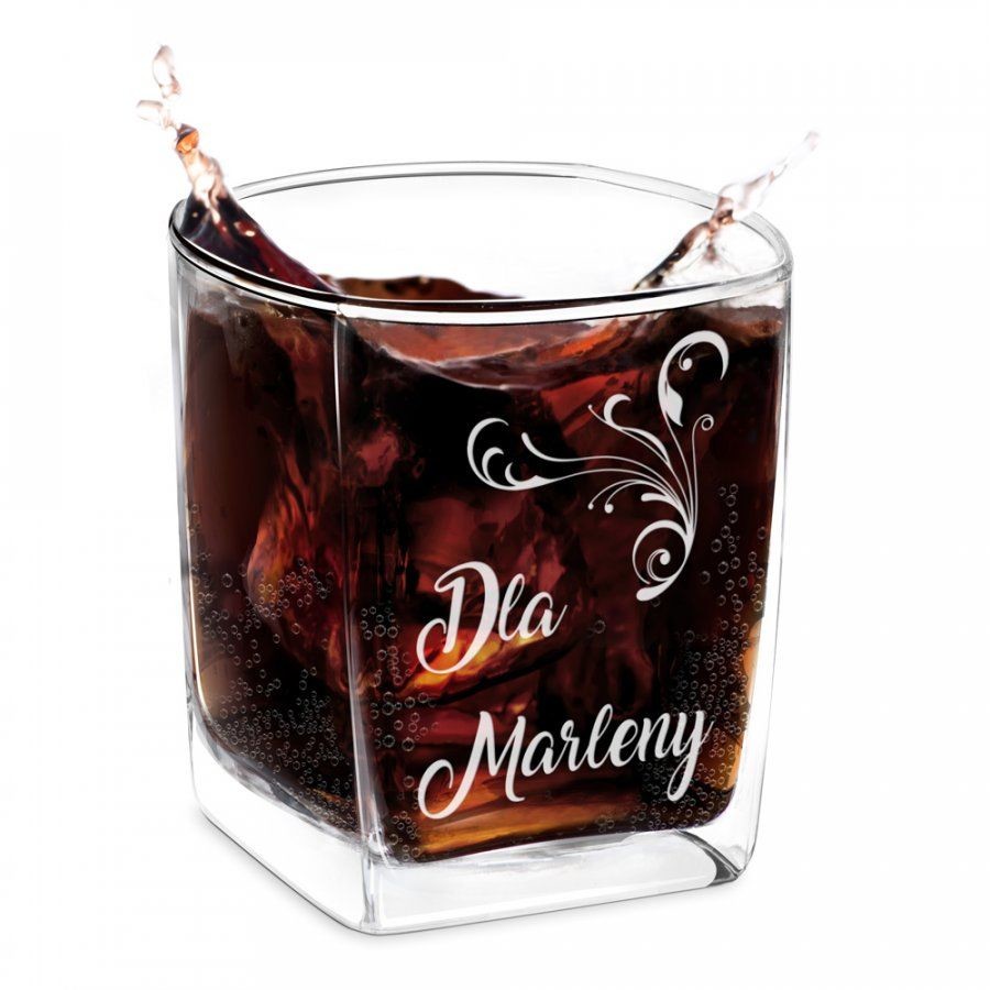 Murrano Szklanka do Whisky Grawer dla Niej SZC-057