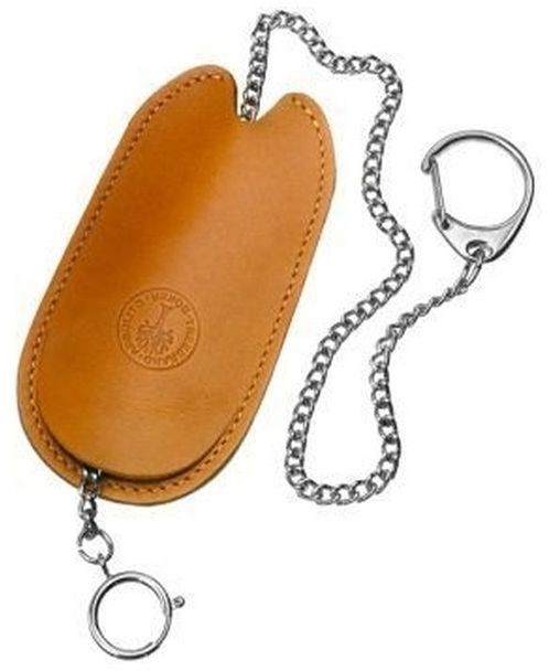 Boker Etui ze skóry - brązowe z łańcuszkiem (8061) T 8061