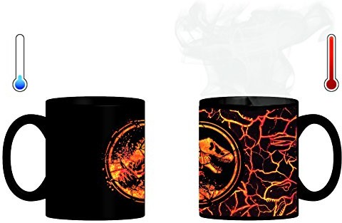 Jurassic World 75443 Magic Mug  do kubka przełącza się podczas gotowania model wzornictwo  (320 ML) w opakowaniu upominkowym 12 x 9 x 10 cm, kolorowy